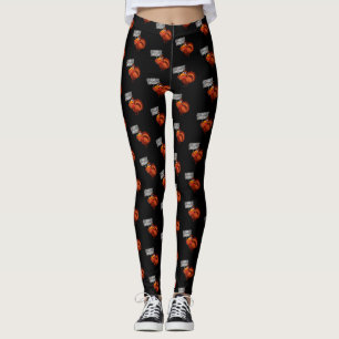 Turkey Eat Pizza Funny Thanksgiving Day Leggings