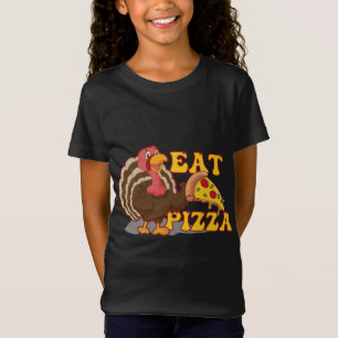 Turkey Eat Pizza Lovers Thanksgiving Turkey Day Co T-Shirt