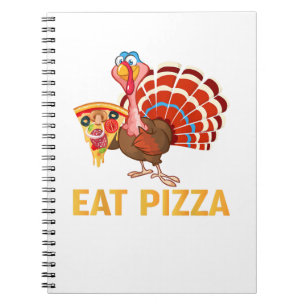 TURKEY EAT PIZZA Shirt Adult Vegan Kids Funny Than Notebook