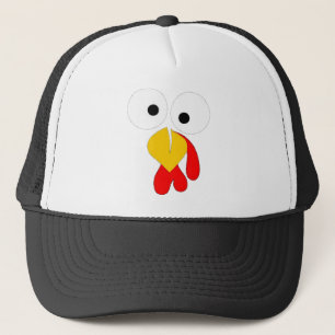 Turkey Face - Funny Thanksgiving Trucker Hat