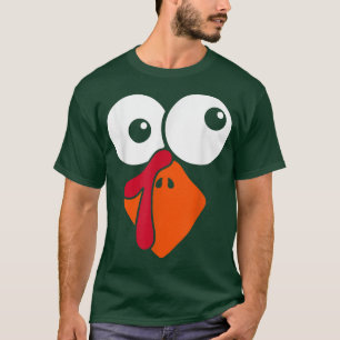 Turkey Face Men Women Kids Styles Trot T-Shirt
