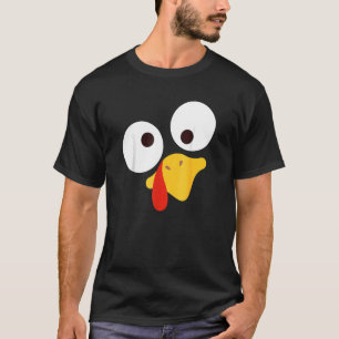 Turkey Face Pilgrim Costume 1 T-Shirt