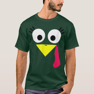 Turkey Face T Hen Female Girl T-Shirt
