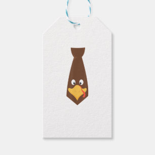 Turkey Face Tie Thanksgiving Toddler Boys Girls Fa Gift Tags