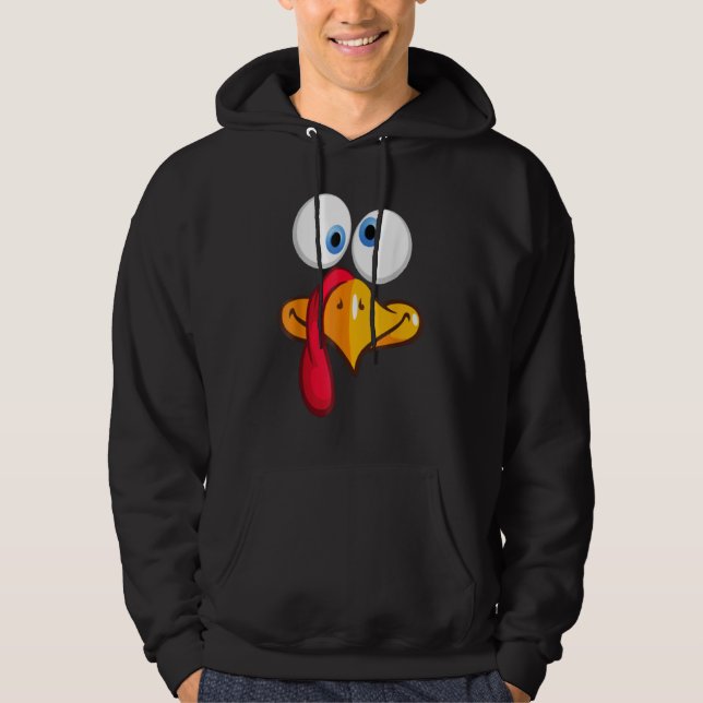 Turkey Face, Turkey Face Fun - Turkey Face Fun Tha Hoodie (Front)