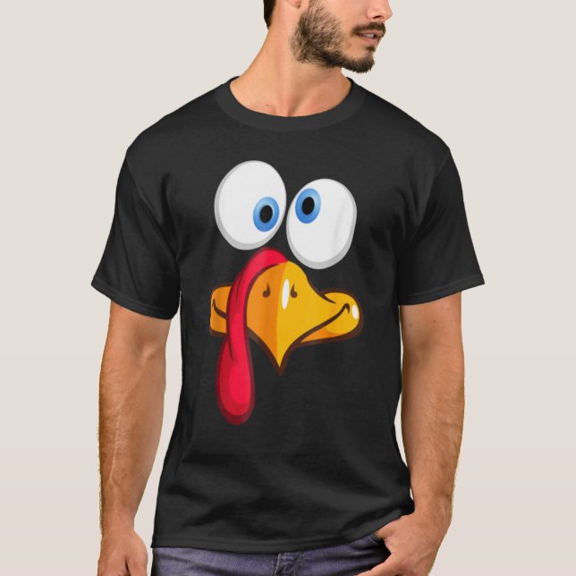 Turkey Face, Turkey Face Fun - Turkey Face Fun Tha T-Shirt (Front)