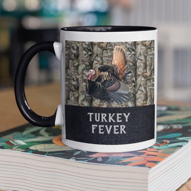 Turkey Fever Hunting Camo Sports Outdoors Mug (Creator Uploaded)