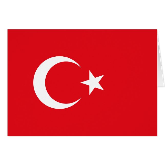 Turkey Flag (Front Horizontal)