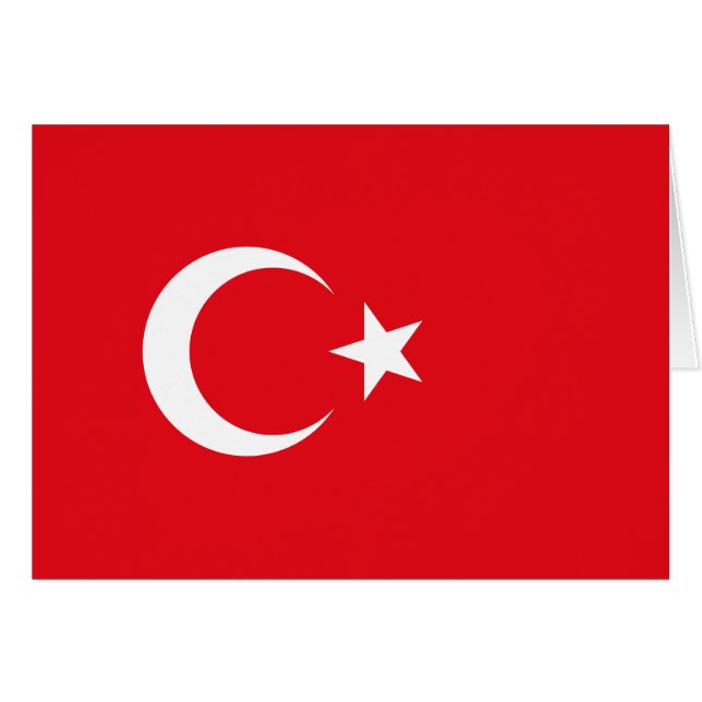 Turkey Flag (Front Horizontal)