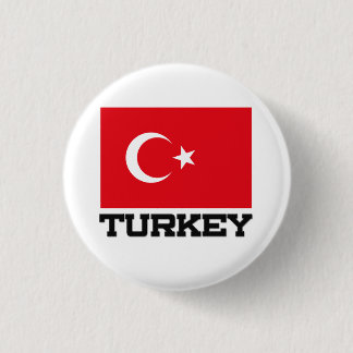Turkey Flag 3 Cm Round Badge