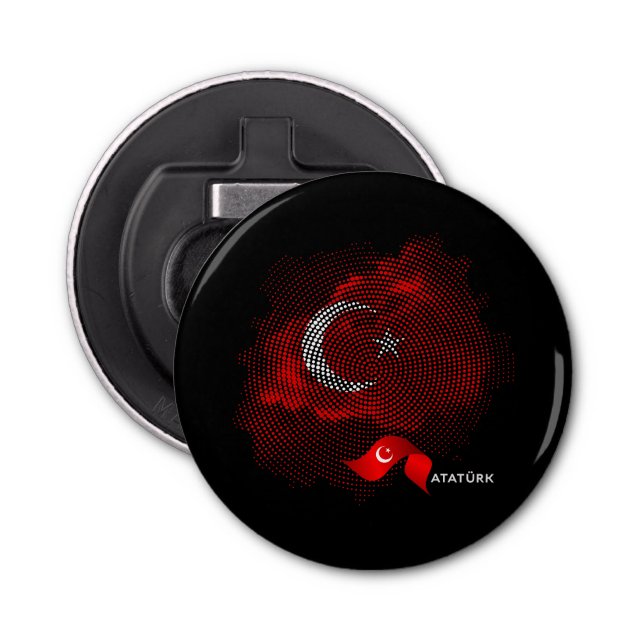 Turkey flag bottle opener (Front)