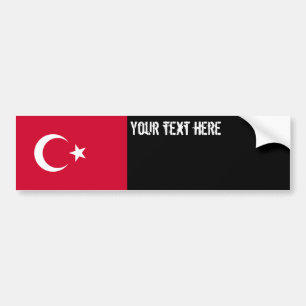 Turkey Flag Bumper Sticker