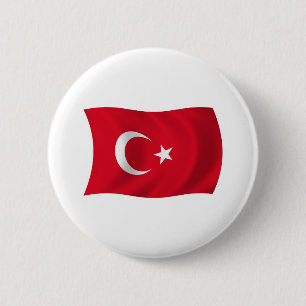 Turkey Flag Button