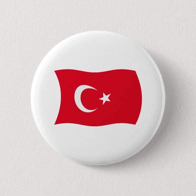Turkey Flag Button (Front)