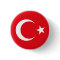 Turkey Flag Button