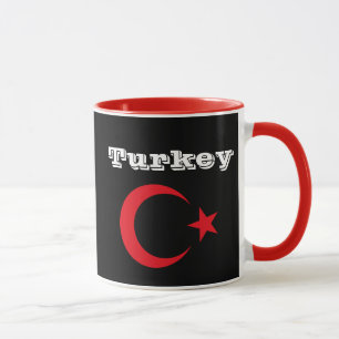 Turkey Flag Coffee Mug / Türkiye Kahve Kupa