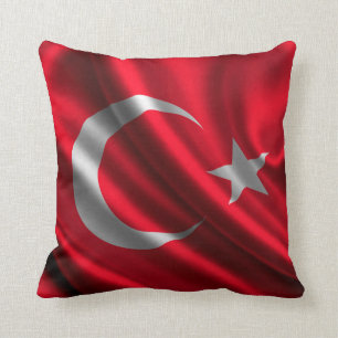 Turkey Flag Fabric Cushion