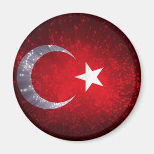 Turkey Flag Firework Magnet