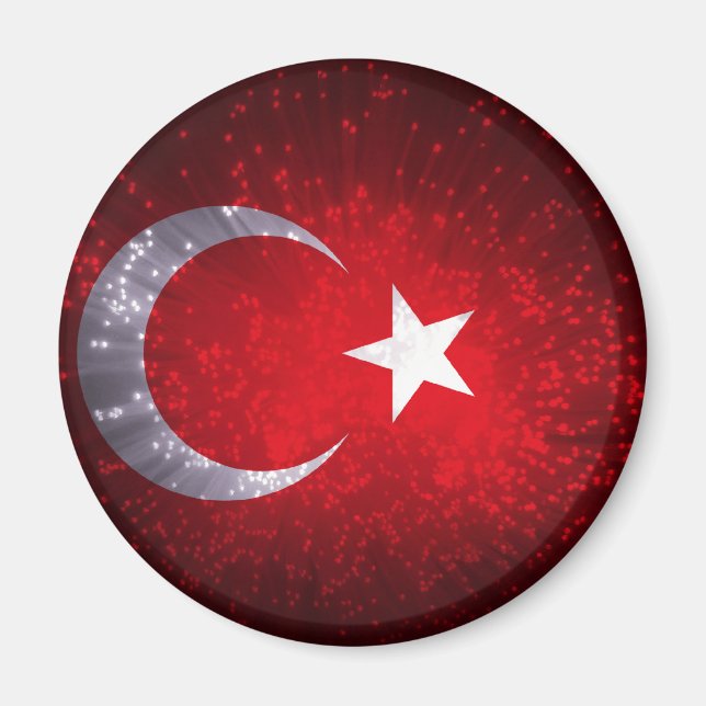 Turkey Flag Firework Magnet (Front)