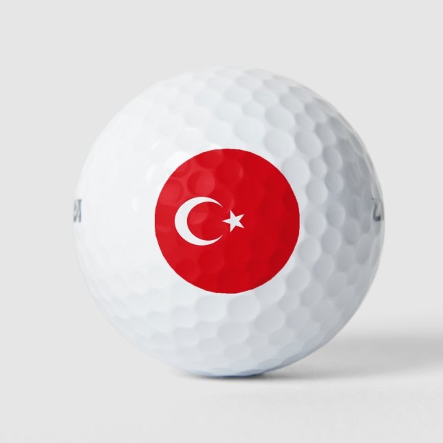 Turkey Flag Golf Balls (Front)