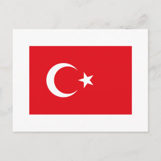Turkey FLAG International Postcard