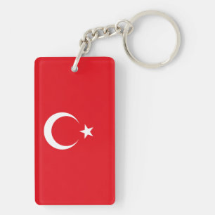 Turkey Flag Key Ring