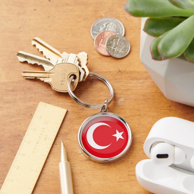 Turkey flag key ring (Desk)