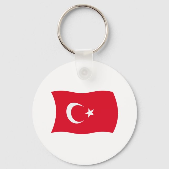 Turkey Flag Keychain (Front)