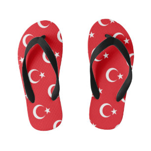 Turkey Flag Kid's Flip Flops
