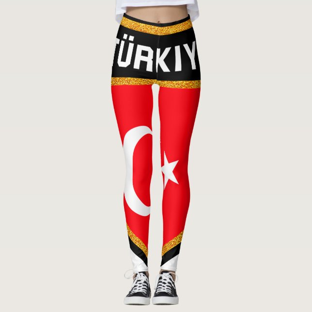 Turkey Flag Leggings (Front)