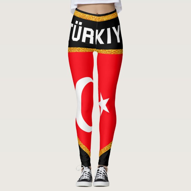 Turkey Flag Leggings (Front)