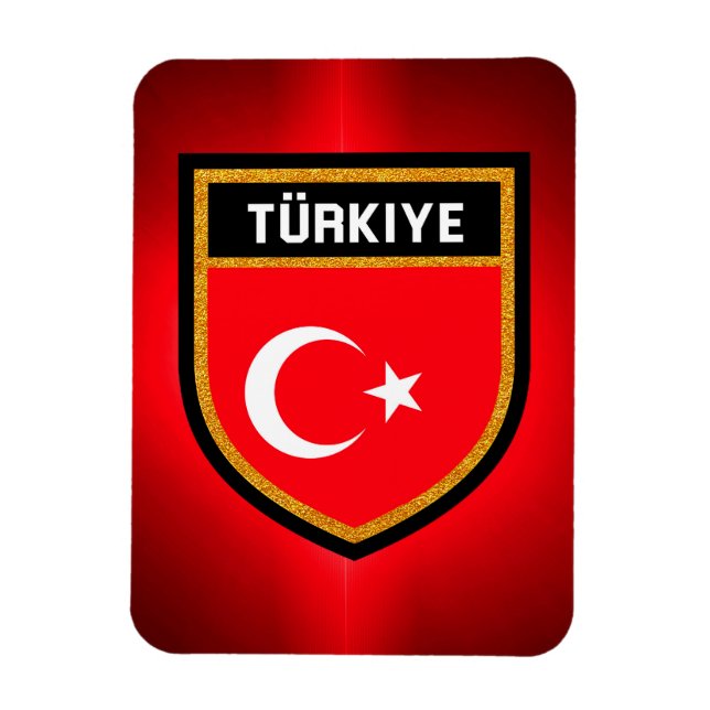 Turkey Flag Magnet (Vertical)