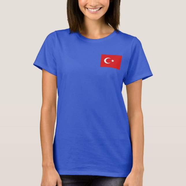 Turkey Flag + Map T-Shirt (Front)