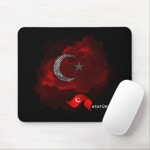 Turkey flag mouse mat