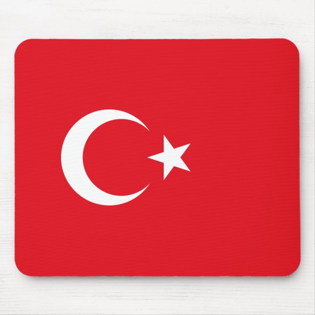 Turkey Flag Mouse Mat (Front)