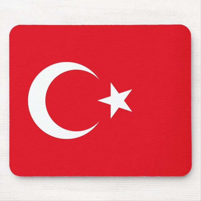 Turkey Flag Mouse Mat (Front)