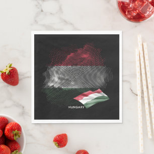 Turkey flag napkin