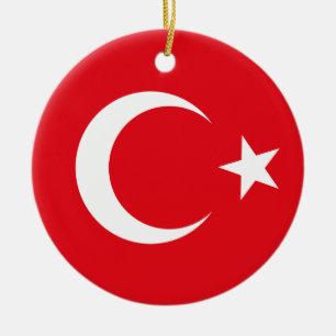 Turkey Flag Ornament