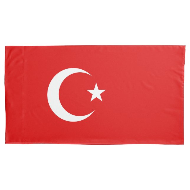 Turkey flag pillowcase (Front)