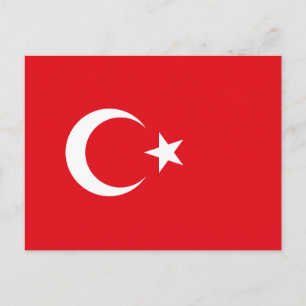 Turkey Flag Postcard