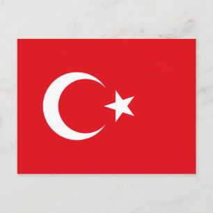 Turkey Flag Postcard
