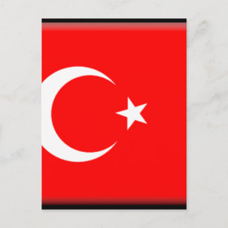 Turkey Flag Postcard