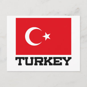 Turkey Flag Postcard