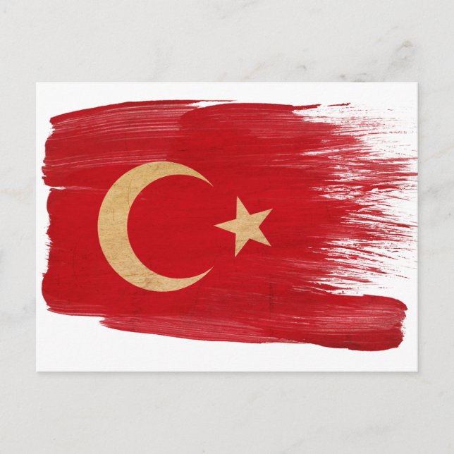 Turkey Flag Postcards (Front)