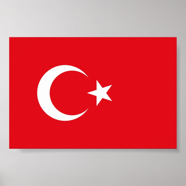 Turkey Flag Poster (Front)