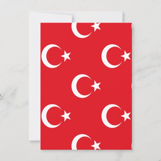 Turkey Flag Save The Date (Front)