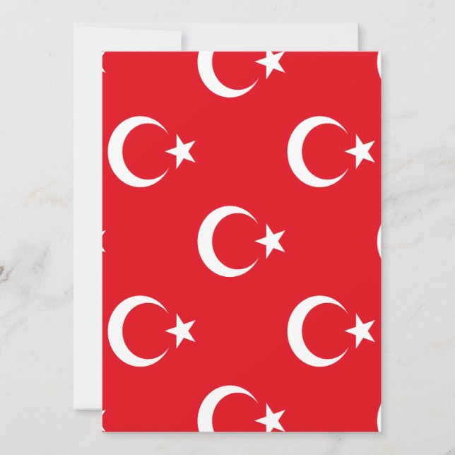 Turkey Flag Save The Date (Front)