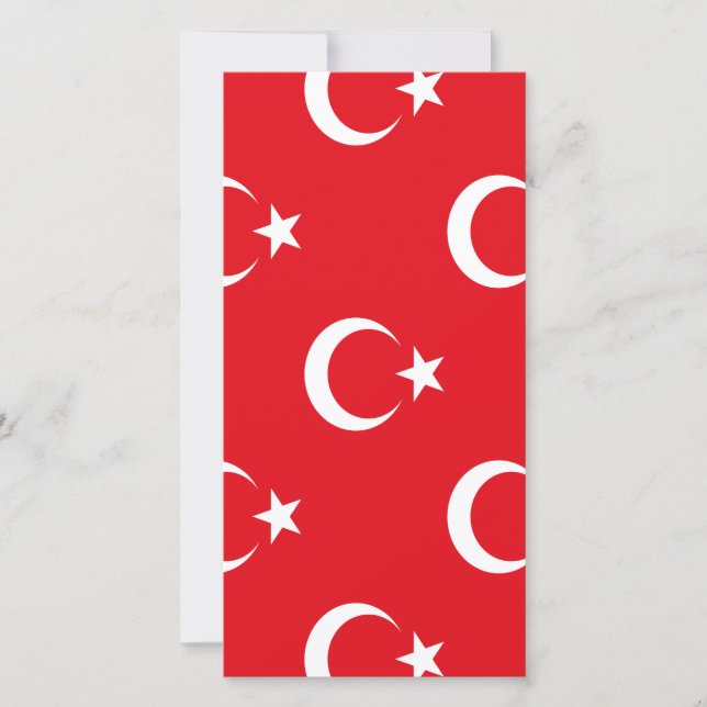 Turkey Flag Save The Date (Front)