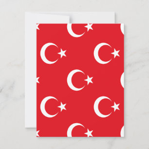 Turkey Flag Save The Date