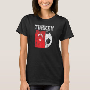 Turkey Flag Soccer Futbol Football T-Shirt